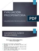 Evaluación neurológica preoperatoria
