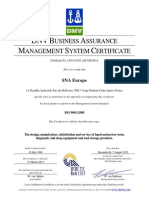 Certificado Bahco ISO 9001 PDF