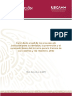 CALENDARIO_ANUAL_PROCESOS_CARRERA_2020 David Betán