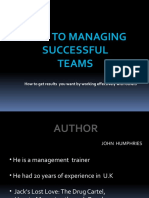 How To Managing Successful Teams