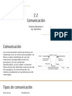 2.2 Comunicación