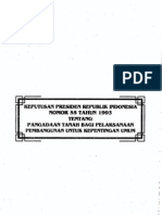Keputusan Presiden Republik Indonesia Nomor 55 Tahun 1993 Tentang Pengadaan Tanah Bagi