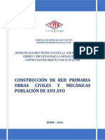 Red Primaria Población Ayo Ayo Formato DRG PDF