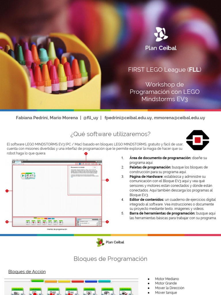 Programación de Robots LEGO EV3 en FLL | PDF | Programa de computadora ...