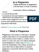 What Is Plagiarism: Merriam-Webster Online Dictionary, To Plagiarize"