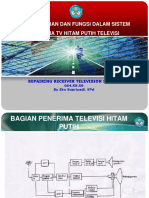 Bagian-Bagian Dan Fungsi Dalam Sistem Penerima TV Hitam Putih