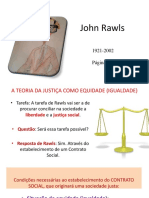 Teoria Justiça - John Rawls