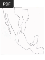 Mapa Division Territorial de La Nueva España Por Reinos Siglo XVII