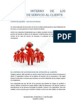 Control Interno de Los Procesos de Servicio Al Cliente