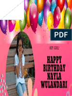 Happy Birthday Naila Eulandari