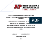 Proyecto de Alquiler de Maquinaria