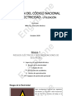 Modulo 1 RIESGOS ELECTRICOS Y RECOMENDACIONES DE SEGURIDAD