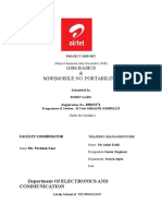 GSM Basics & MNP (Mobile No. Portability) : Department of ELECTRONICS AND Communication