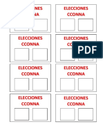 Cedula de Votación CCONNA