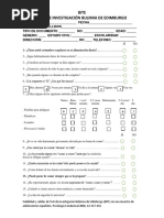 Cuestionario MDQ Mood Disorder Questionnaire | PDF