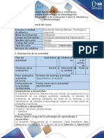 Tarea 2 - Genética y Biotecnología PDF