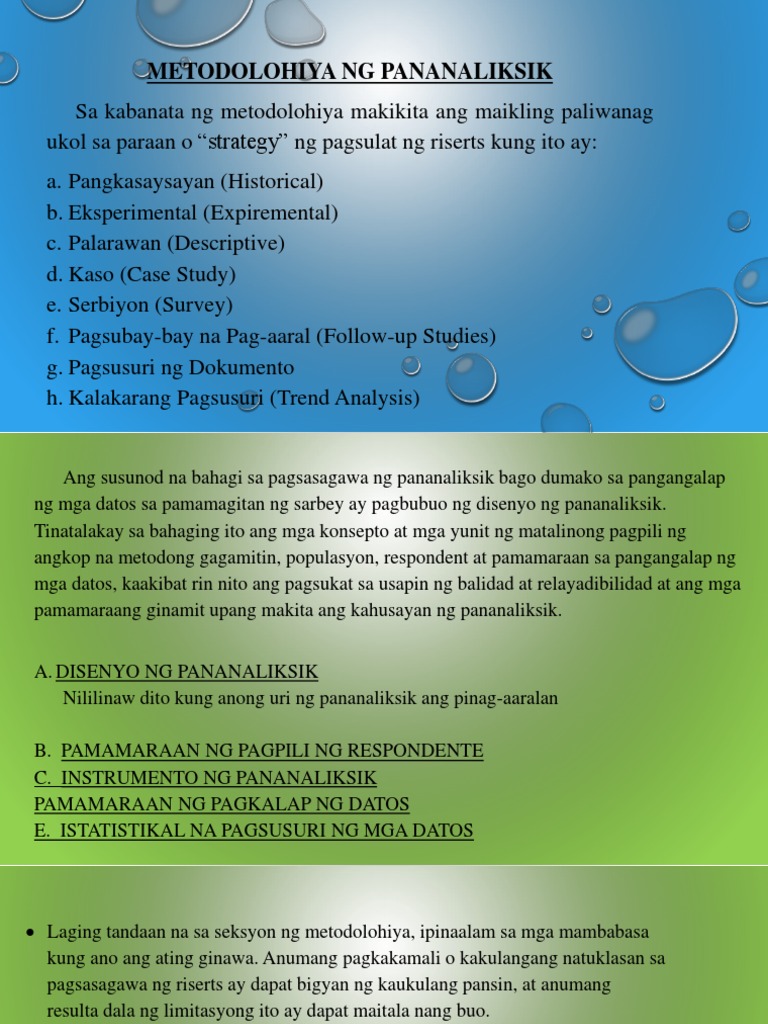 Metodolohiya | PDF