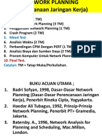 Kontrak Perkuliahhan Network Planning - Nasaruddin Salam