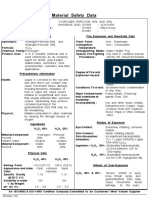 Msds Hydrogen Peroxide