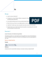 Worksheet Linked Lists