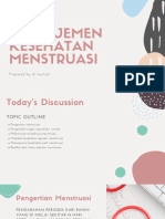 Manajemen Kesehatan Menstruasi