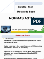Normas ASTM Metais Base