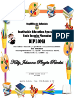 Modelo de DIPLOMAS Primaria y Bachillerato