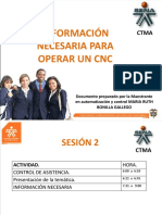 2-Información Necesaria para Operar Un CNC PDF