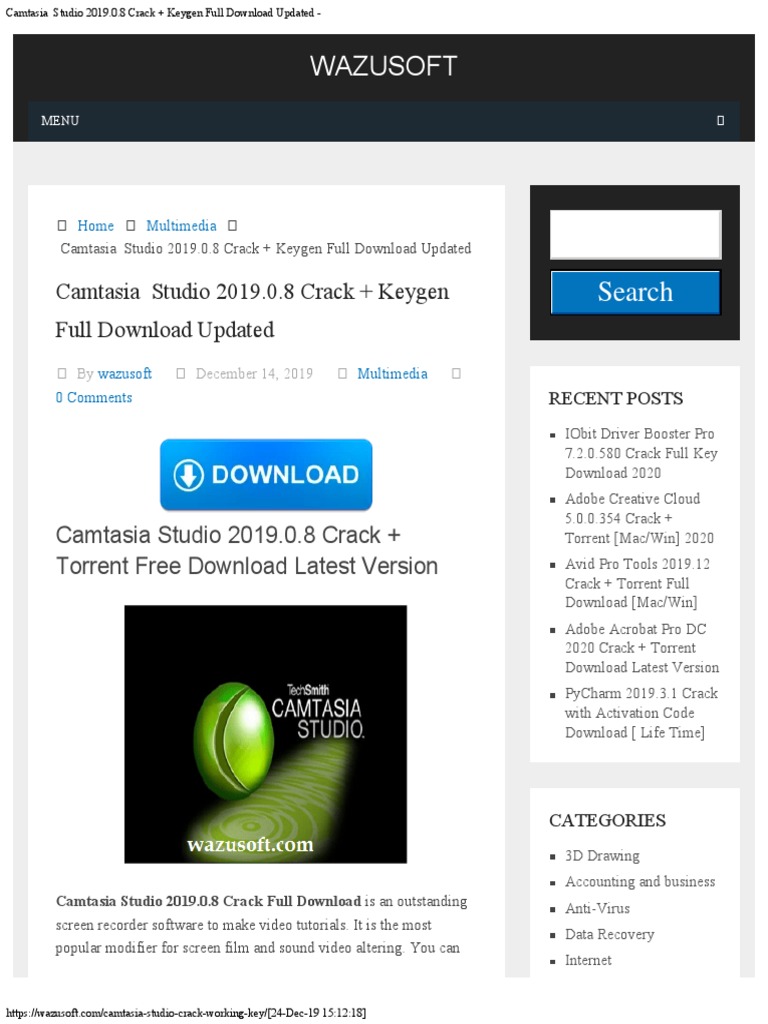 Camtasia Studio 8 Full Crack Download