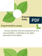 Argumenttative Essay
