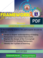 Curriculum Framework of Araling Panlipunan