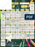 Sexto 3 Ciclo Calendario Calculo Numeración Septiembre 2019