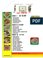 AVIO DE CHIFA Menu - para Combinar