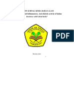 REVIEW JURNAL KIMIA BAHAN ALAM Evaluatio PDF