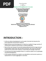 On Utilisation of Construction and Demolition Waste in Concrete