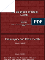 The Diagnosis of Brain Death