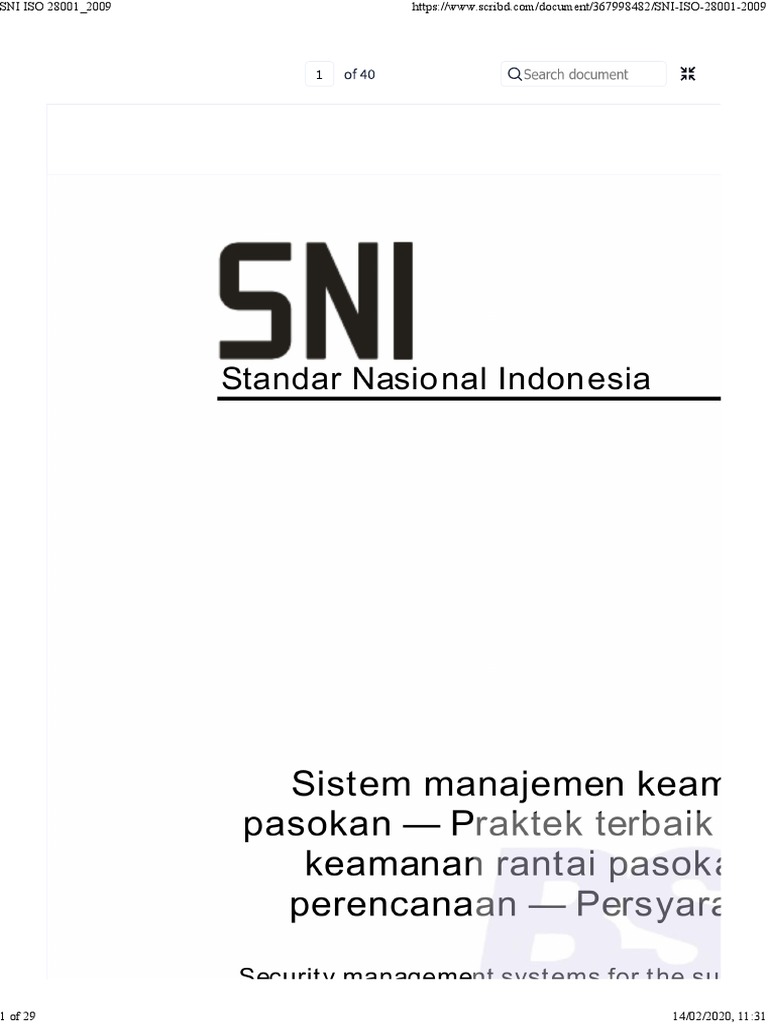 Iso 28001 PDF | PDF | Computing And Information Technology