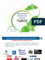 G19 - 02 Aciem Mto Subestaciones Reglamentacion y Normatividad PDF