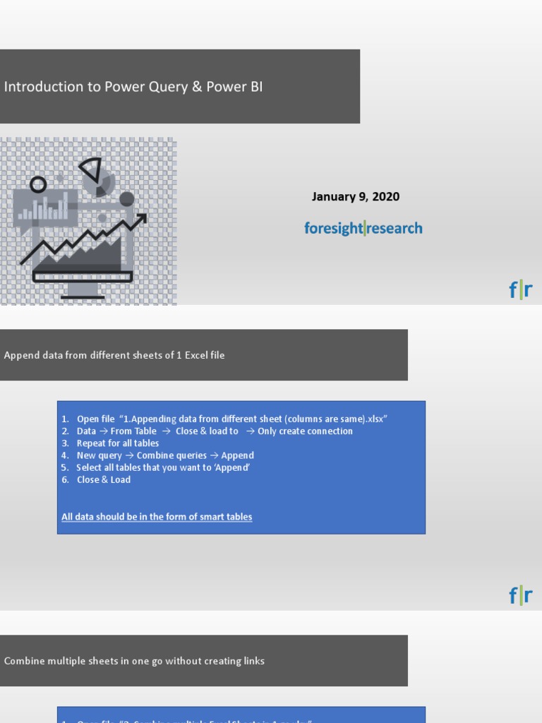 Power Query & BI | PDF | Microsoft Excel | Information Technology ...