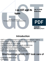 Presentation on GST and its types