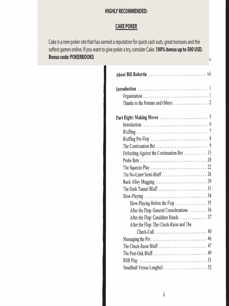 Harrington On Hold Em Volume 2 Pdf