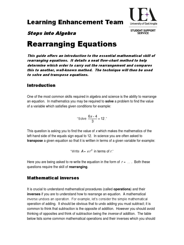 Transposition - Math | PDF