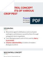 Biocontrol Concept Bioagents of Various Crop Pest