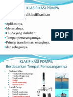 Klasifikasi Pompa