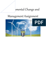Environmental Change and Management