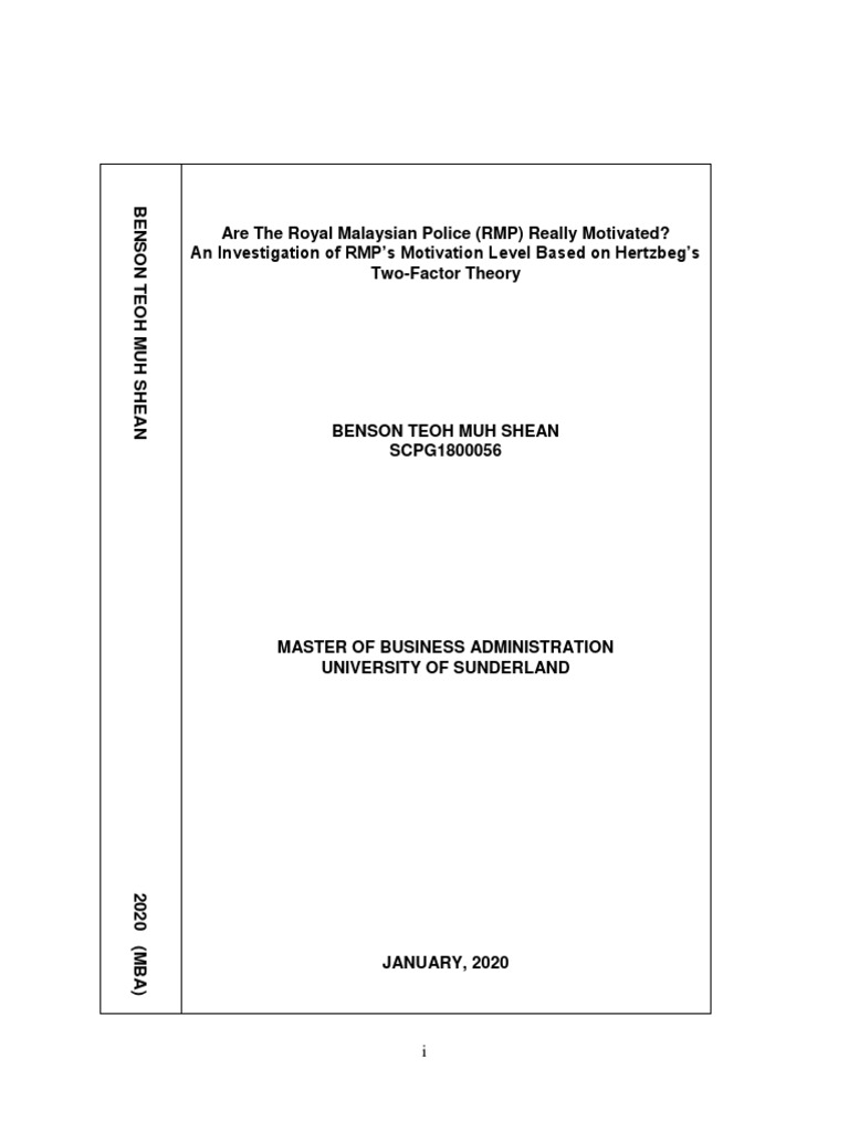 Motivation in RMP PDF | PDF | Motivation | Motivational