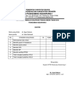 Kualifikasi Dokter Puskesmas Kedawung 2018-2019