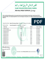 Hanko - 1-20 Hala Sample Certification