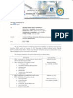 DM #0124 S, 2017 - Conduct of Division Orientation-Workshop On National School Building Inventory (NSBI) System PDF