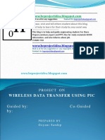Wireless Data Transfer Using Pic